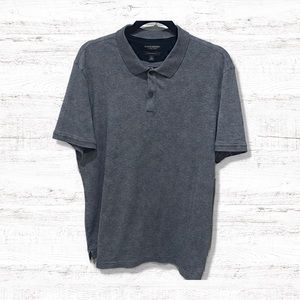 Banana Republic Luxury Touch Standard Fit Gray Polo Shirt Men’s Size XL